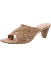 Donald J Pliner Aylla Womens Cork Thong Heels In Beige