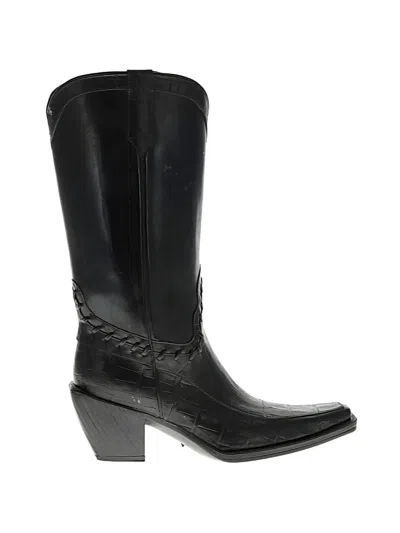 Pre-owned Donald J Pliner Boots In Black