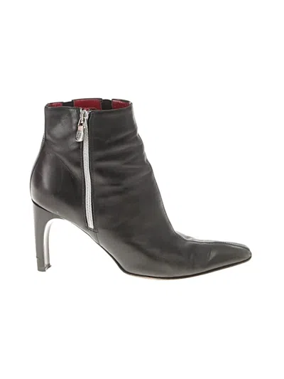 Pre-owned Donald J Pliner Boots In Black