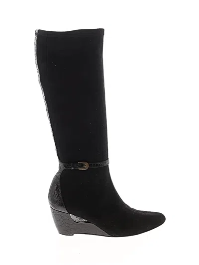 Pre-owned Donald J Pliner Boots In Black