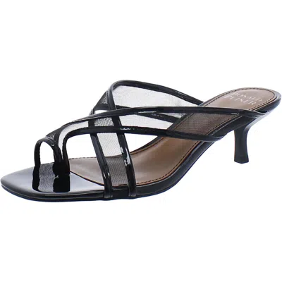 Donald J Pliner Cassia Womens Slip On Open Toe Heels In Multi