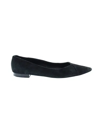 Pre-owned Donald J Pliner Flats In Black