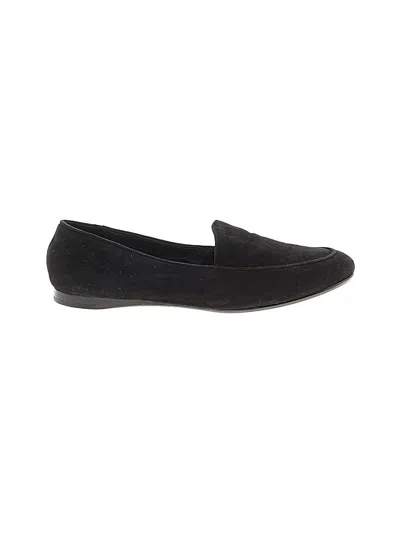 Pre-owned Donald J Pliner Flats In Black