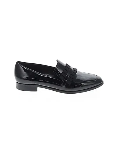 Pre-owned Donald J Pliner Flats In Black