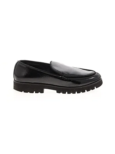 Pre-owned Donald J Pliner Flats In Black