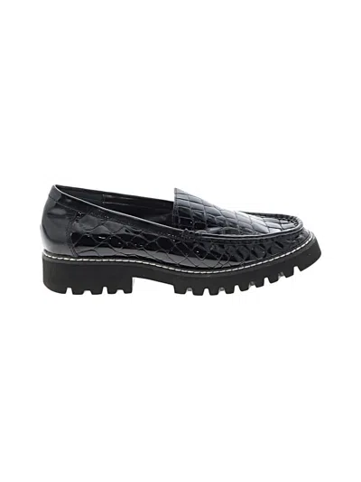Pre-owned Donald J Pliner Flats In Black