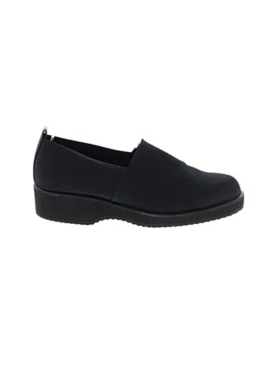 Pre-owned Donald J Pliner Flats In Black