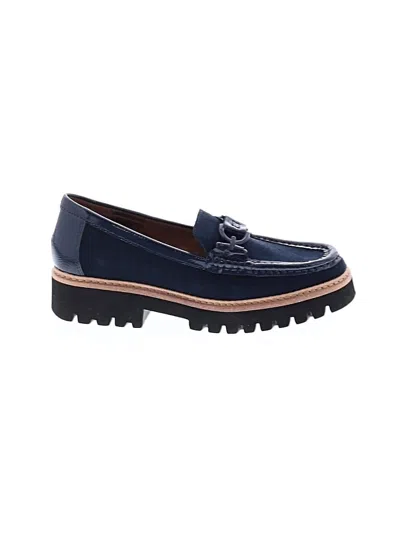 Pre-owned Donald J Pliner Flats In Blue