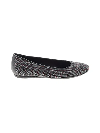 Pre-owned Donald J Pliner Flats In Gray