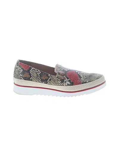 Pre-owned Donald J Pliner Flats In Gray