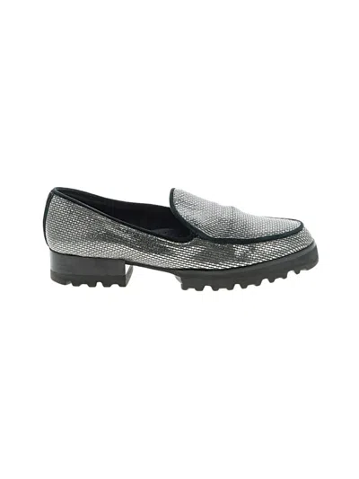 Pre-owned Donald J Pliner Flats In Gray