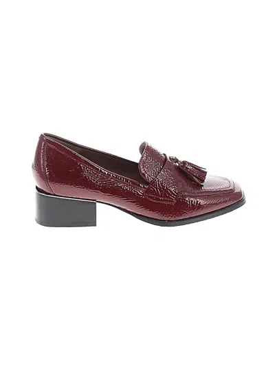Pre-owned Donald J Pliner Flats In Red