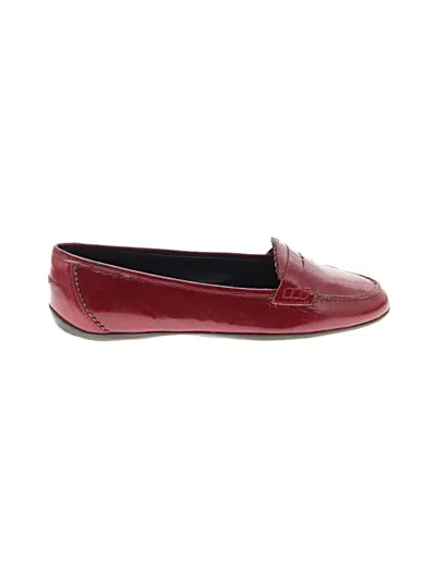 Pre-owned Donald J Pliner Flats In Red