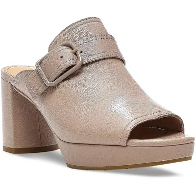 Donald J Pliner Gramercy64 Womens Leather Square Toe Slide Sandals In Grey