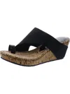 Donald J Pliner Gyer Womens Leather Slip On Wedge Sandals In Multi