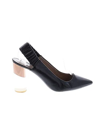 Pre-owned Donald J Pliner Heels In Black