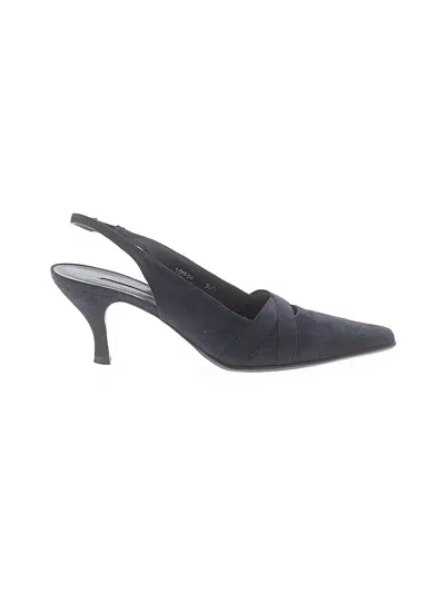 Pre-owned Donald J Pliner Heels In Blue