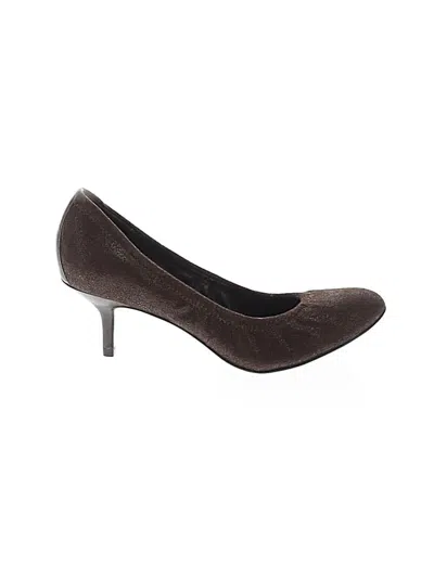 Pre-owned Donald J Pliner Heels In Brown