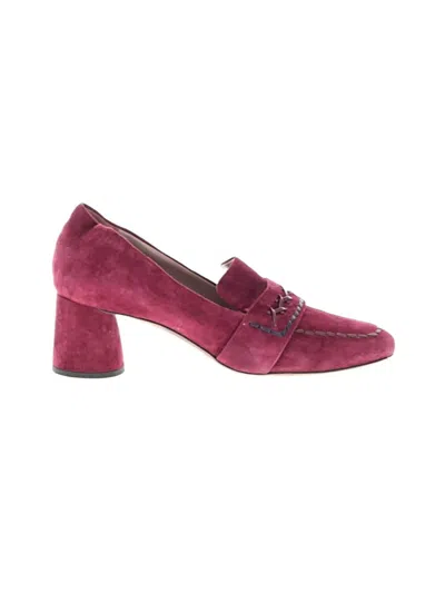 Pre-owned Donald J Pliner Heels In Burgundy