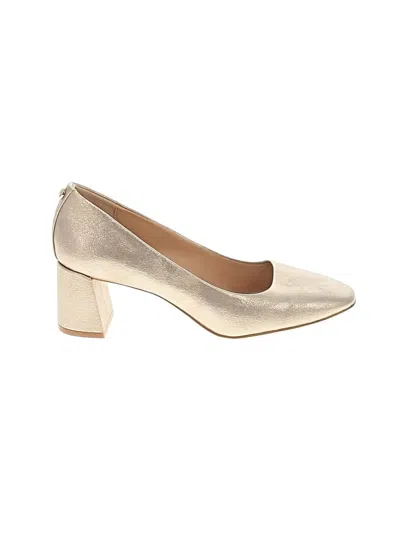 Pre-owned Donald J Pliner Heels In Gold