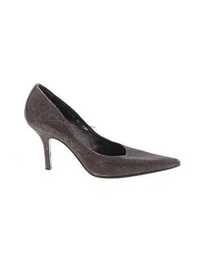 Pre-owned Donald J Pliner Heels In Gray