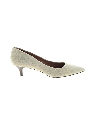 Pre-owned Donald J Pliner Heels In Ivory