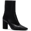 Donald J Pliner Hinda Womens Snake Print Embossed Ankle Boots In Black