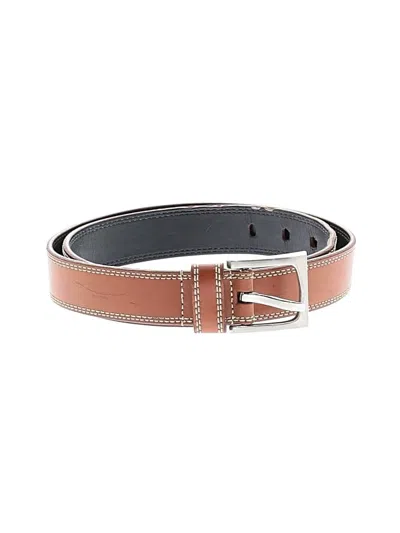 Pre-owned Donald J Pliner Leather Belt In Brown