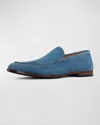 Donald J Pliner Men's Slater Suede Loafers In Denim