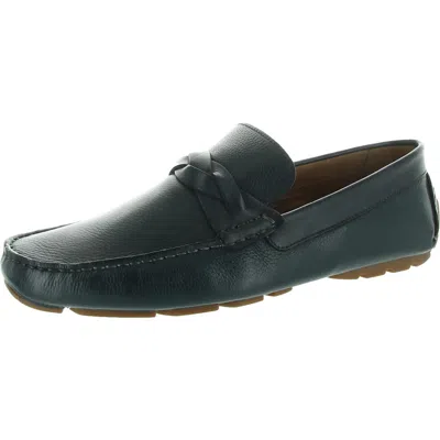 Donald J Pliner Mens Braided Leather Driving Moccasins In Multi