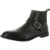 Donald J Pliner Mens Zipper Leather Chelsea Boots In Brown