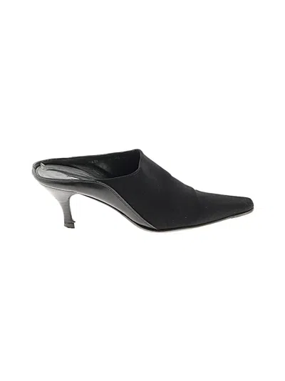 Pre-owned Donald J Pliner Mule/clog In Black