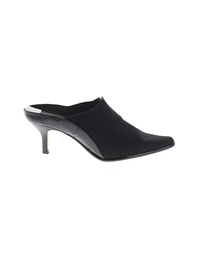 Pre-owned Donald J Pliner Mule/clog In Black
