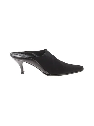 Pre-owned Donald J Pliner Mule/clog In Black