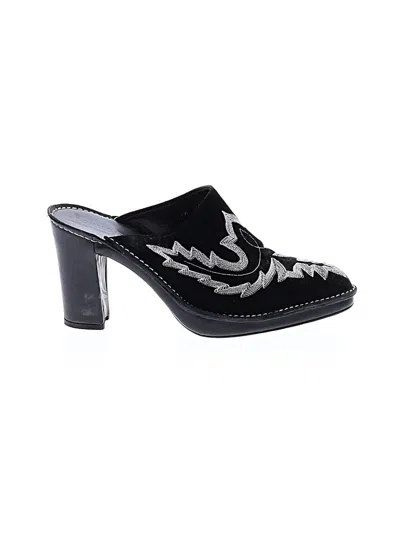 Pre-owned Donald J Pliner Mule/clog In Black
