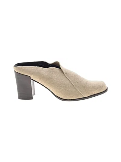 Pre-owned Donald J Pliner Mule/clog In Tan