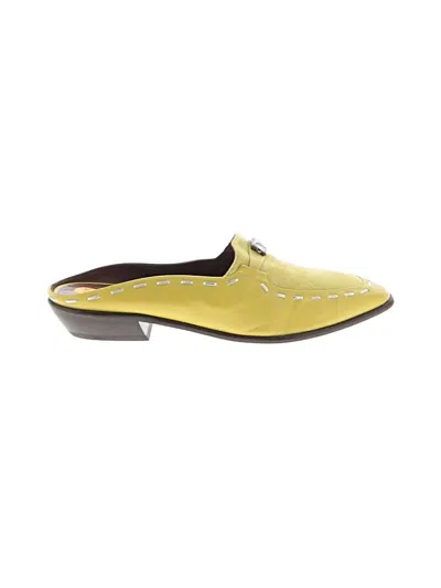 Pre-owned Donald J Pliner Mule/clog In Yellow