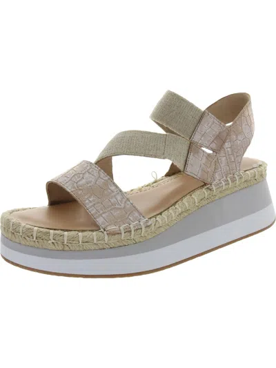Donald J Pliner Sadie Womens Leather Snake Print Wedge Sandals In Multi