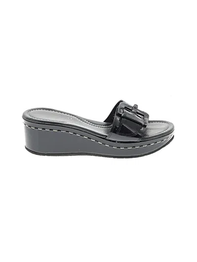Pre-owned Donald J Pliner Sandals In Black