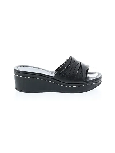Pre-owned Donald J Pliner Sandals In Black