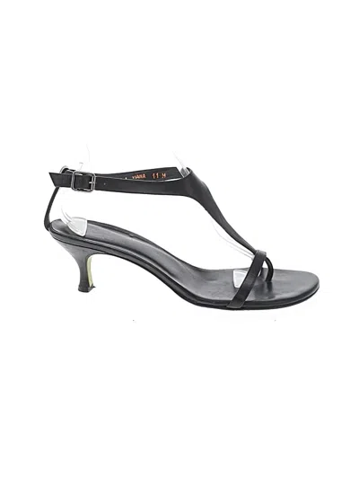 Pre-owned Donald J Pliner Sandals In Black