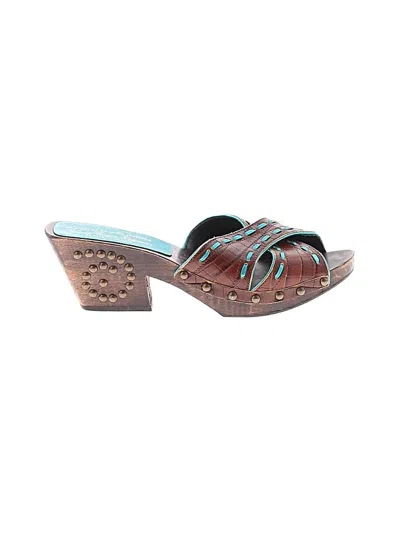 Pre-owned Donald J Pliner Sandals In Brown