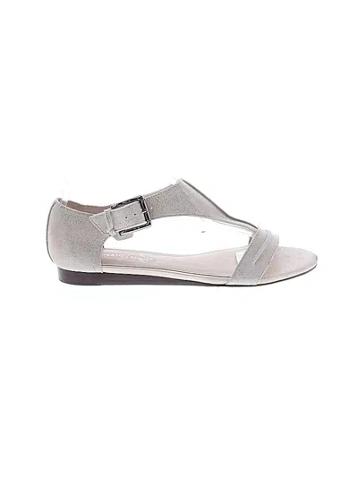 Pre-owned Donald J Pliner Sandals In Gray