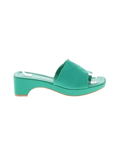 Pre-owned Donald J Pliner Sandals In Green