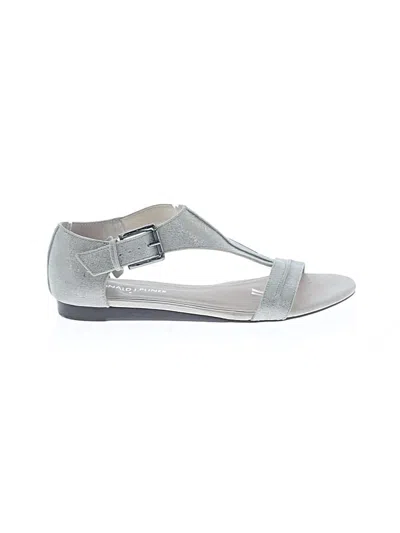 Pre-owned Donald J Pliner Sandals In Silver