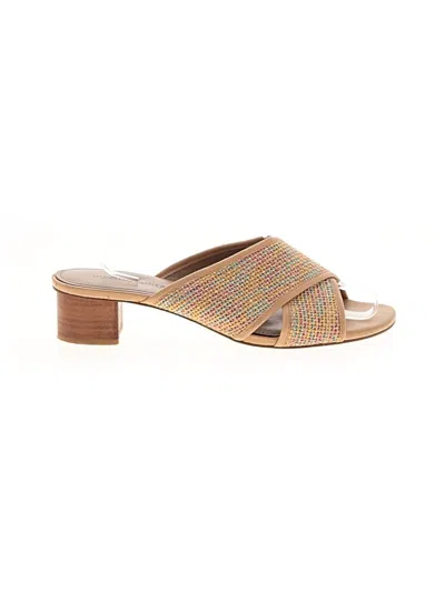 Pre-owned Donald J Pliner Sandals In Tan