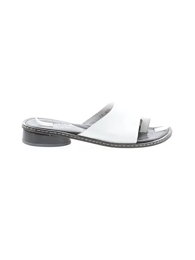 Pre-owned Donald J Pliner Sandals In White