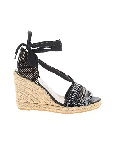 Pre-owned Donald J Pliner Wedges In Black