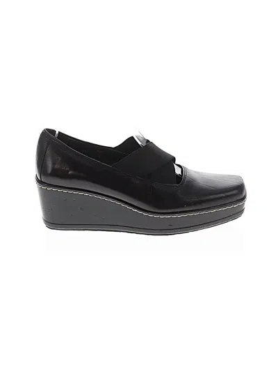 Pre-owned Donald J Pliner Wedges In Black