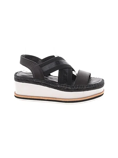 Pre-owned Donald J Pliner Wedges In Black